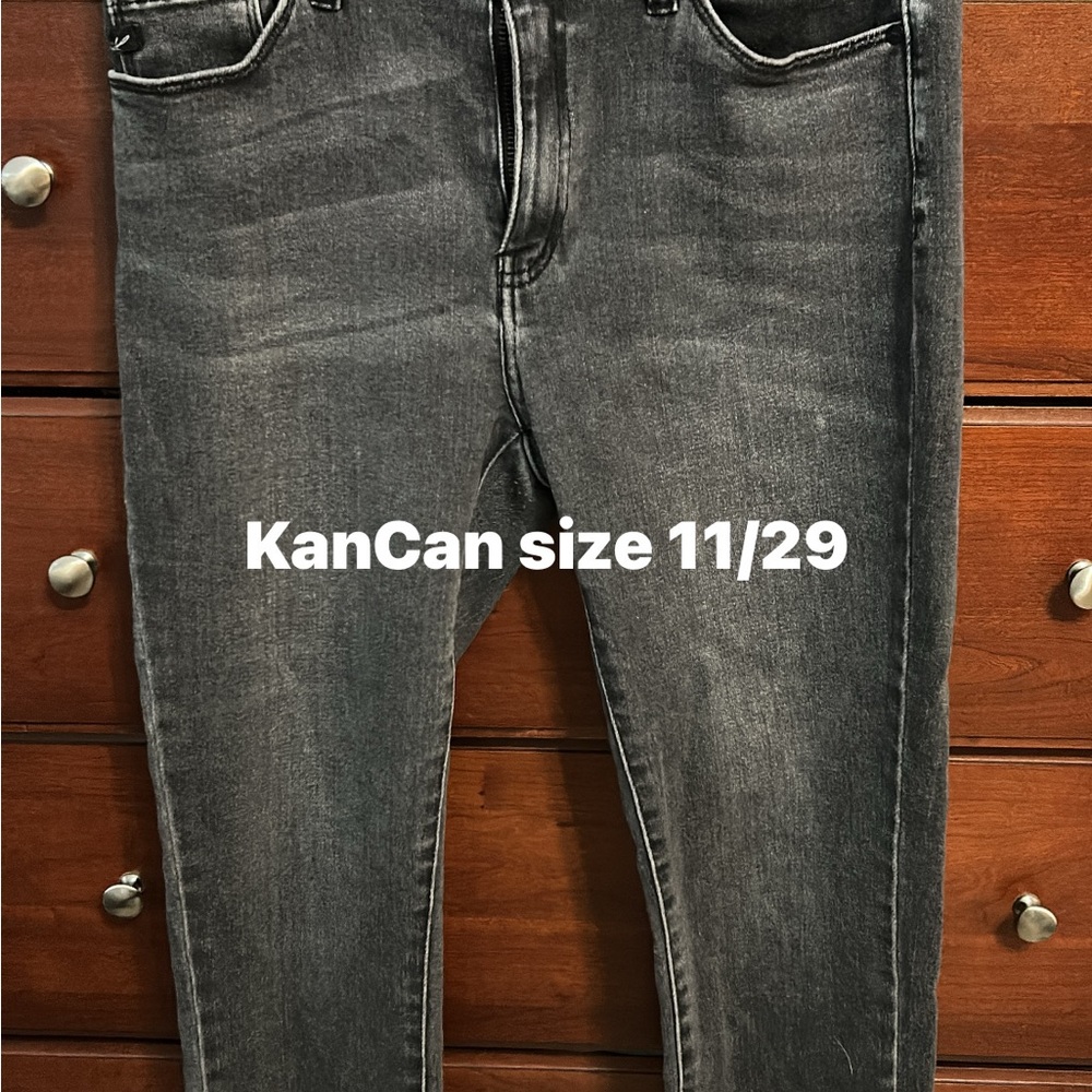 KanCan Women’s Charcoal Skinny Jeans